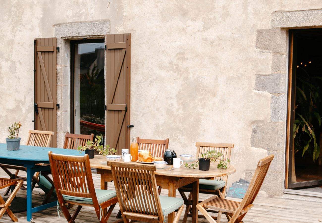 Ferienhaus in Plouguerneau - Ti Pom - With family at the beach