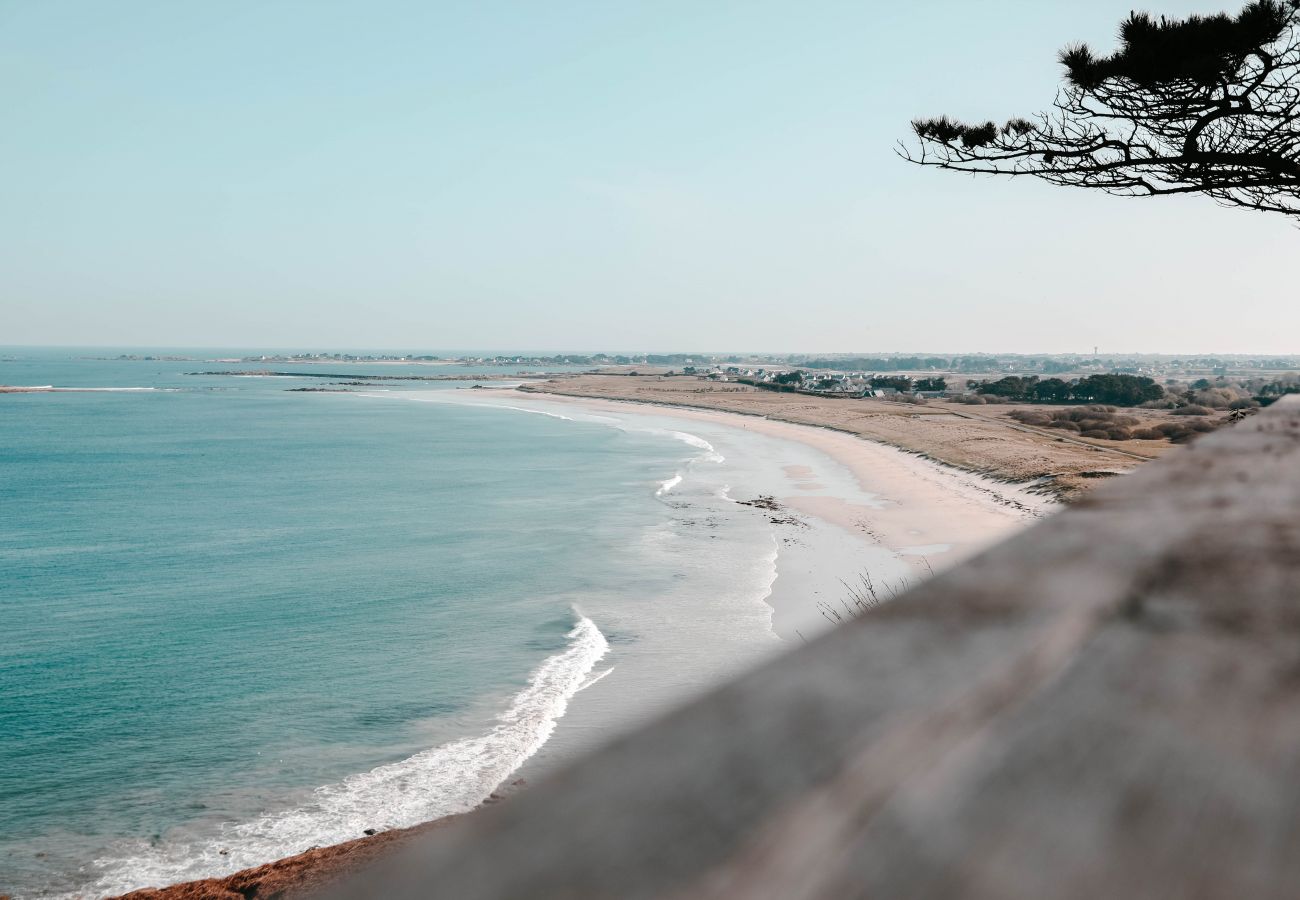 Apartment in Plouguerneau - Ty Mor Glaz - cozy nest with breathtaking view of the Vougot shore